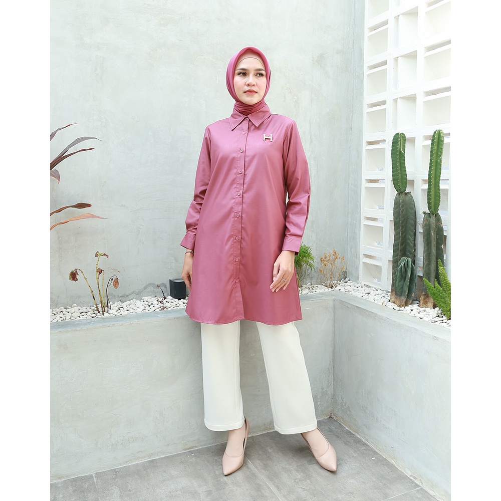 TUKE Plain Tunik - Pakaiana Wanita Terbaru by Hijab Mamah icis