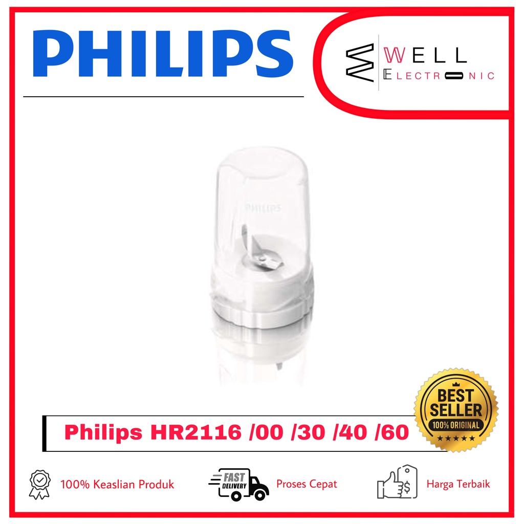 PHILIPS BLENDER HR2116/40 KACA HR 2116 - HIJAU