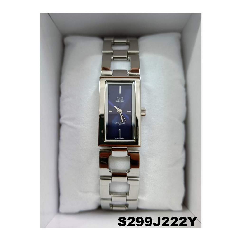 Sale Jam Tangan Wanita Stylist Casual Business Rantai Superior 100% Stainless Steel Ori Q&amp;Q S299 Series