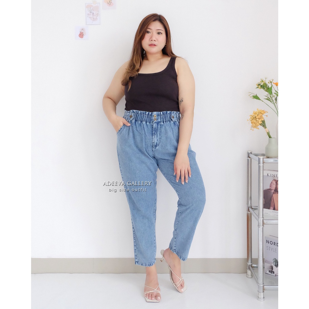 ADEEVA Jenna Pants Celana Jeans Jumbo