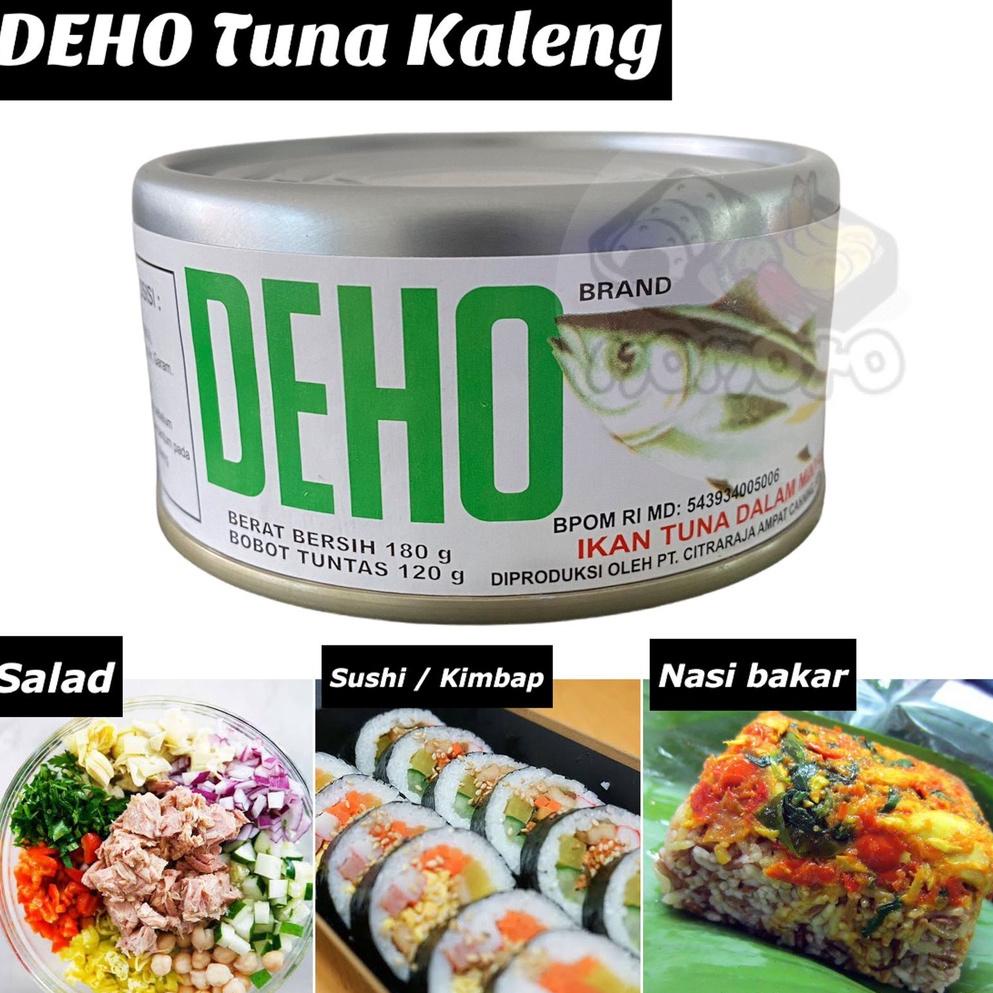 

Cuma Di Sini Deho Chunk Tuna in Oil 180 gram / Ikan Tuna Kaleng dalam Minyak 180gr