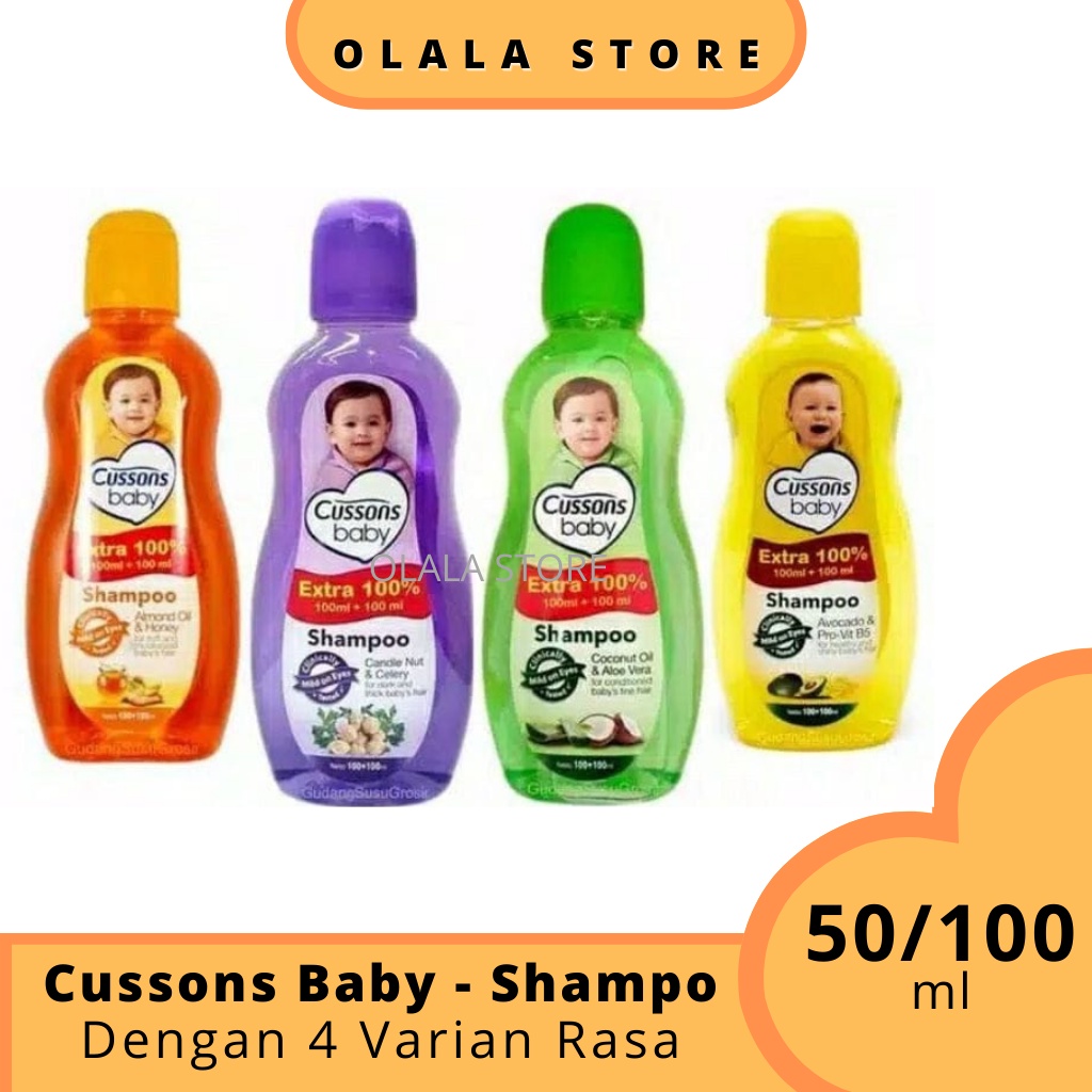 CUSSONS - BABY SHAMPO 50+50 ML &amp; 100+100 ML / SHAMPO BAYI