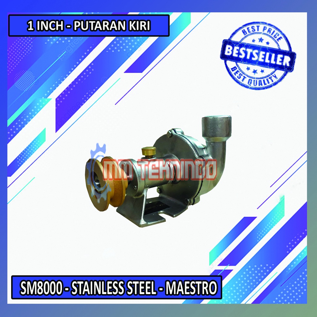 SM 8000 / PC 8000 - WATER PUMP - 1 INCH - MAESTRO - STAINLESS - (CHINA )