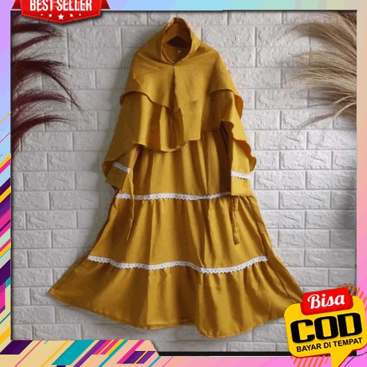 Gamis Anak Cewek Tanggung Umur 9 12 Thn Terbaru 2023 3 4 Tahun 8 7 1 10 5 Syari Set Hijab Cadar Keki