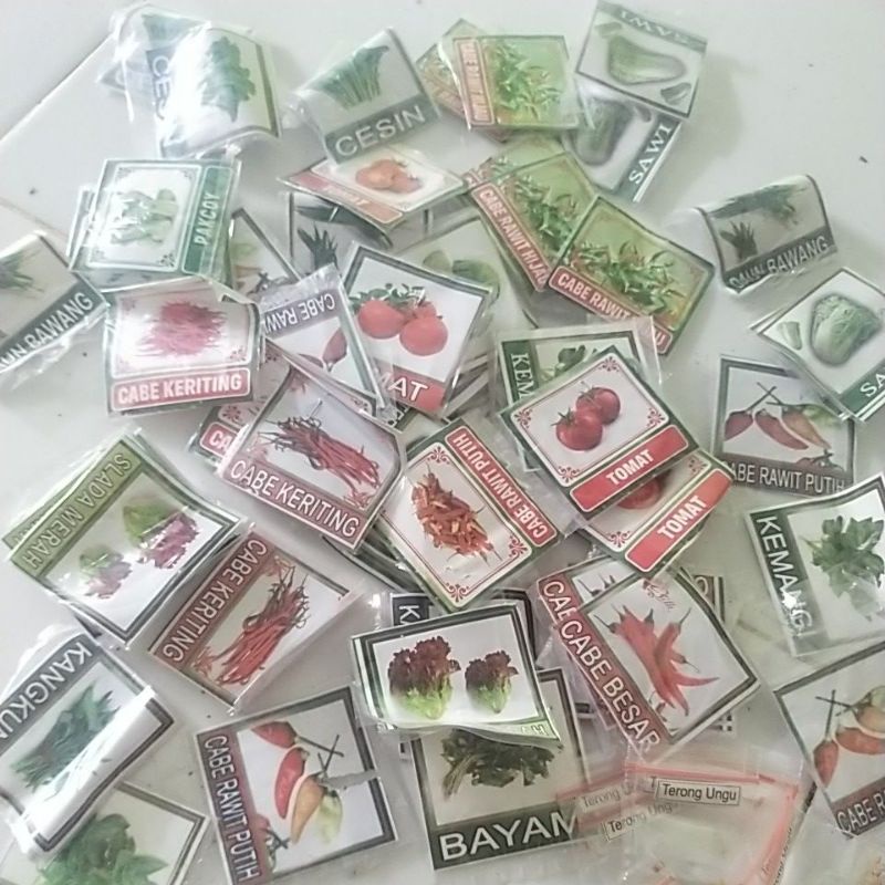 Benih Bibit Sayuran Organik Ecer Repack
