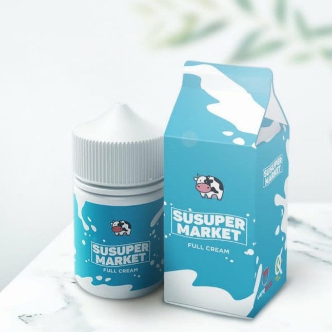 Susuper Market Full Cream 60ML by Angela Lorenza x Vape Dojo