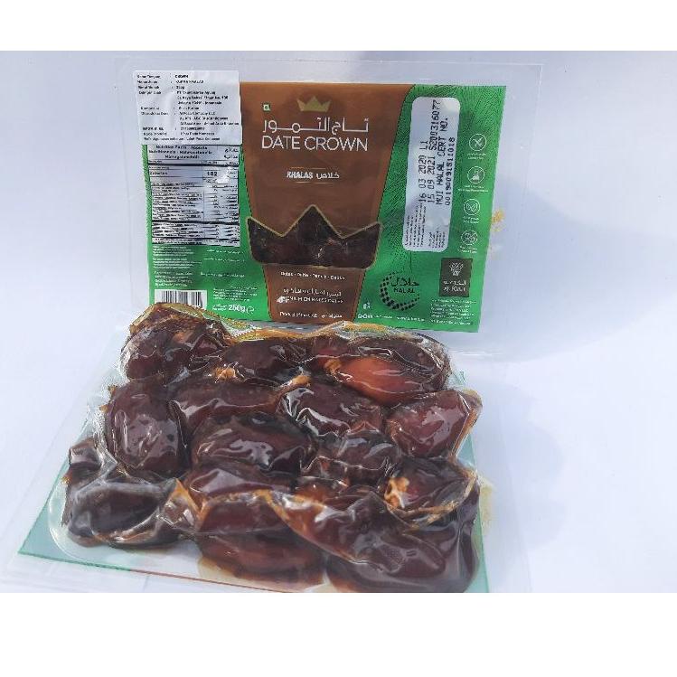 

⚡COD⚡ Kurma Date Crown Khalas 250gr Expired okt 2024