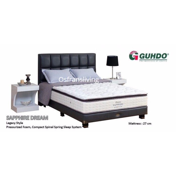 Terlaris Guhdo Springbed Sapphire Dream - 180X200 -Hanya Divan Legacy /Venetian