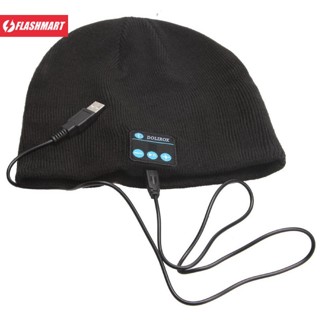 Flashmart Kupluk Bluetooth Knit Beanie with Hands-free Calls Speaker - FY42