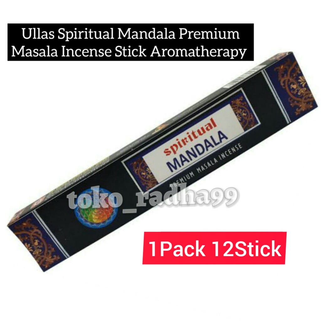 Dupa/Hio Ullas Spiritual Mandala Premium incense Stick Aromatherapy 1Pack 12Stick
