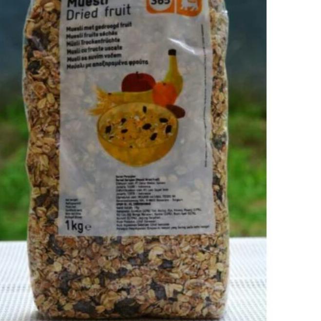

➬ Muesli Dried Fruit 1kg Granula granola HALAL ✭