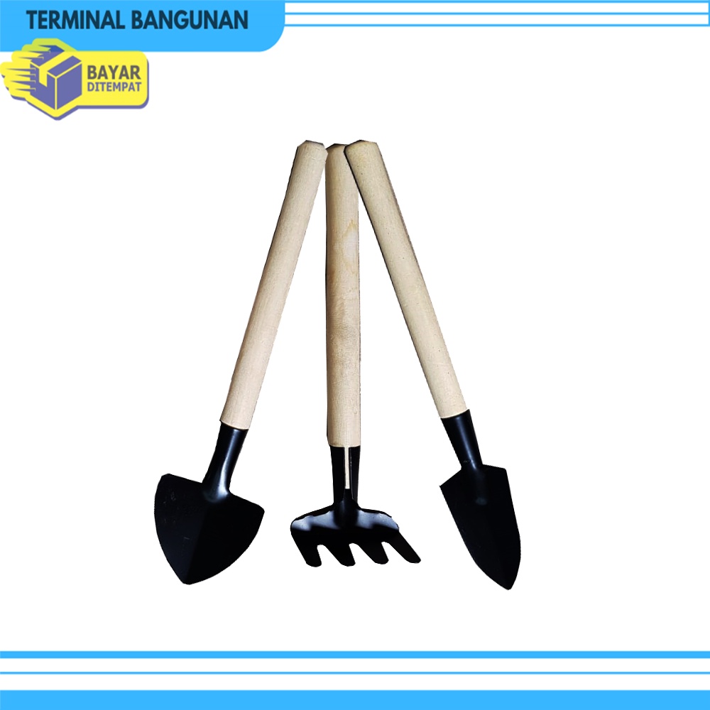 ALAT BERKEBUN SET 3 PCS-GARDEN TOOLS-KECIL- MINI