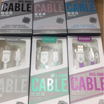 Kabel Data Charger Bagan BG-818 Micro USB Bagan BG 818