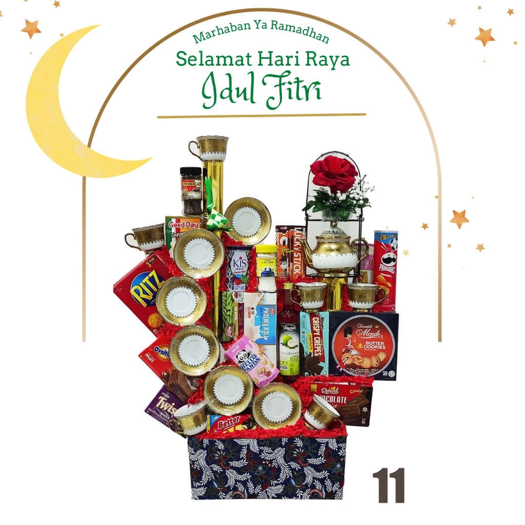 

Parcel Hampers Lebaran Idul Fitri Makanan dan Minuman Desain Unik Murah Harga Terjangkau Bandung 11
