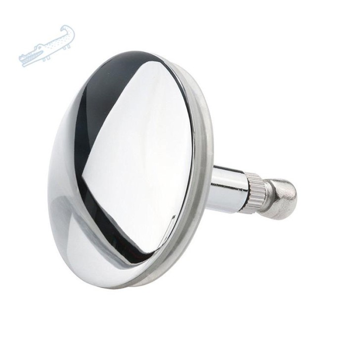 Terlaris Chrome Bathtub Basin Drain Stopper Plug Bathroom Bath Plug Bathtub