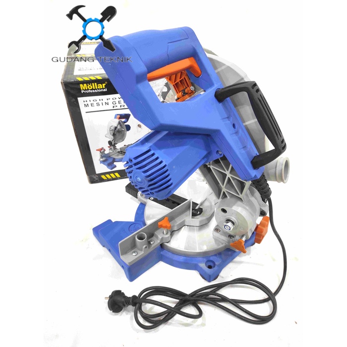 Mesin Gergaji Ukir Pigura Potong Aluminium 190mm MS810L MOLLAR / Mesin Mitre Saw 190 mm MS 810 L MOLLAR