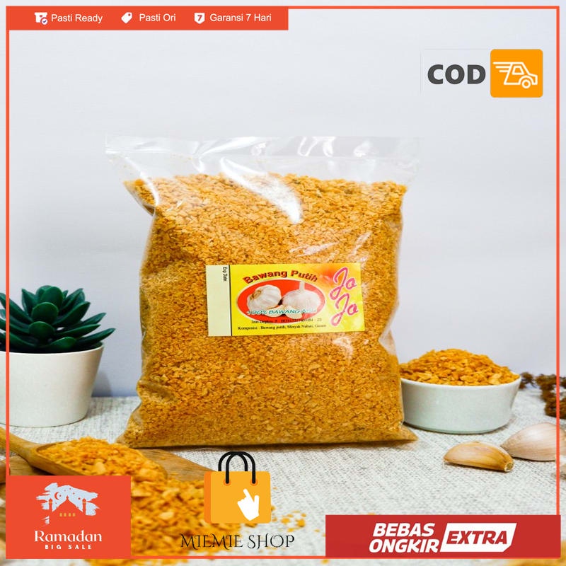 

Bawang putih goreng Jojo Cincang 500 Gr First hand