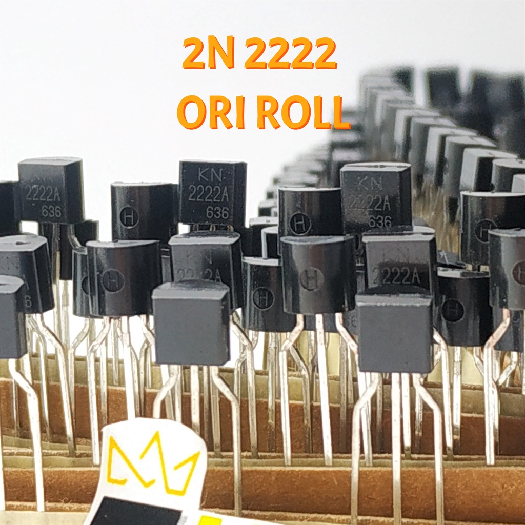 (10 PCS) Transistor 2N2222 ORI ROLL | Transistor (TR) 2N 2222 ASLI ROLL