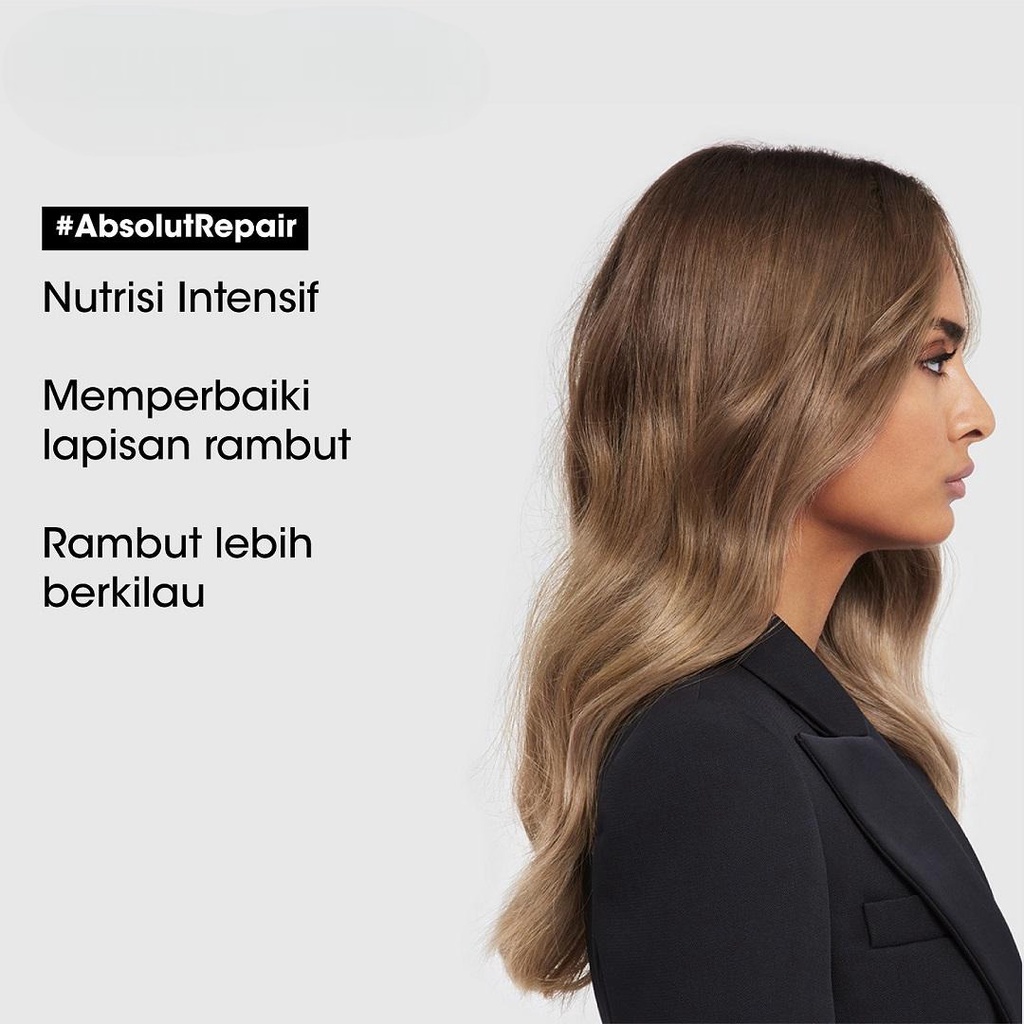 LOREAL Serie Expert Absolut Repair Conditioner - Kondisioner Perawatan Rambut Kering Rusak Bercabang 200 ml