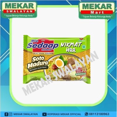 

Sedap Mie Soto Madura 82g