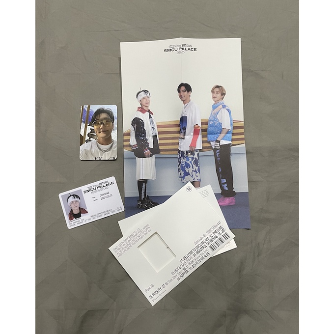 SMCU Palace Super Junior Membership Card Donghae Yesung Siwon