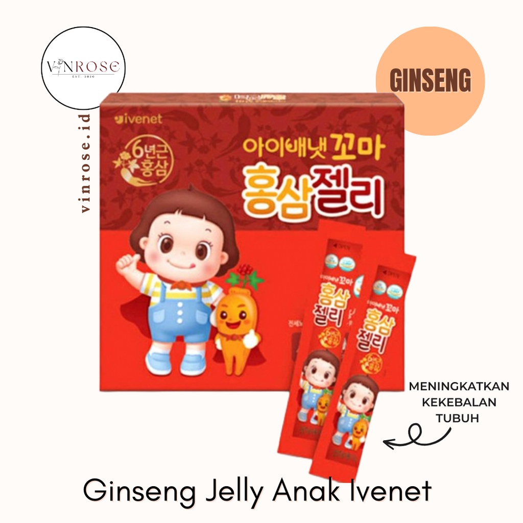 

Ginseng Jelly Anak "Ivenet" Original/ Ginseng Korea/ Ginseng Anak/ Ginseng Jelly