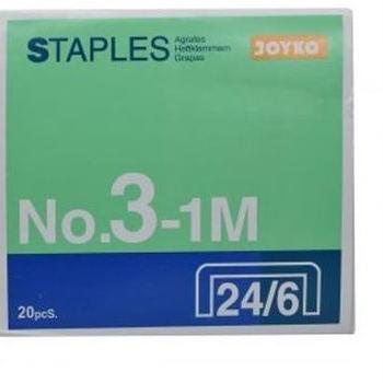 

First Update [PACK- 20 BOX] ISI STAPLES BESAR JOYKO NO 3
