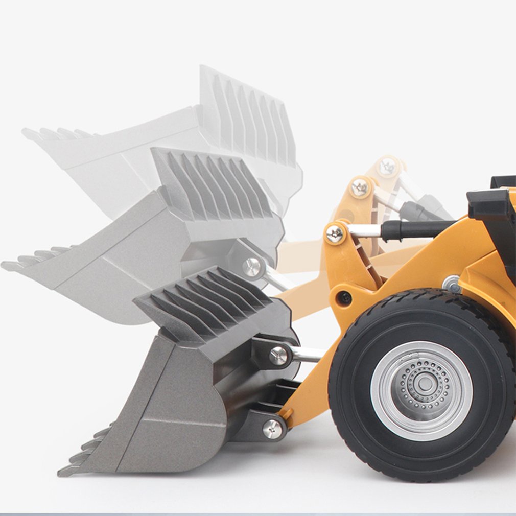 Huina 1567 RC Wheel Loader Bulldozer RC Alat Berat Heavy Truck