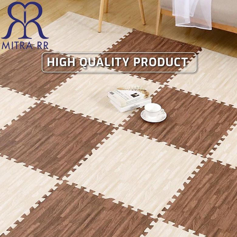 TERMURAH Arizona Puzzle Mat Printing Wood Alas Lantai EVA foam Motif Kayu Bambu 30 x 30cm / 60 x 60c