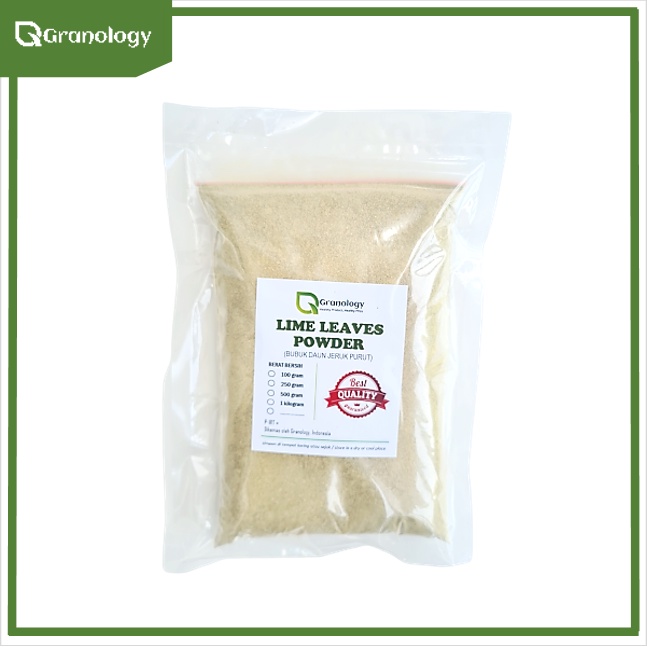 

Bubuk Daun Jeruk Purut / Lime Leaves Powder (500 gram) by Granology