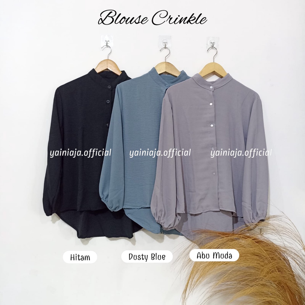 Blouse Crinkle Airflow Premium kemeja atasan wanita terbaru