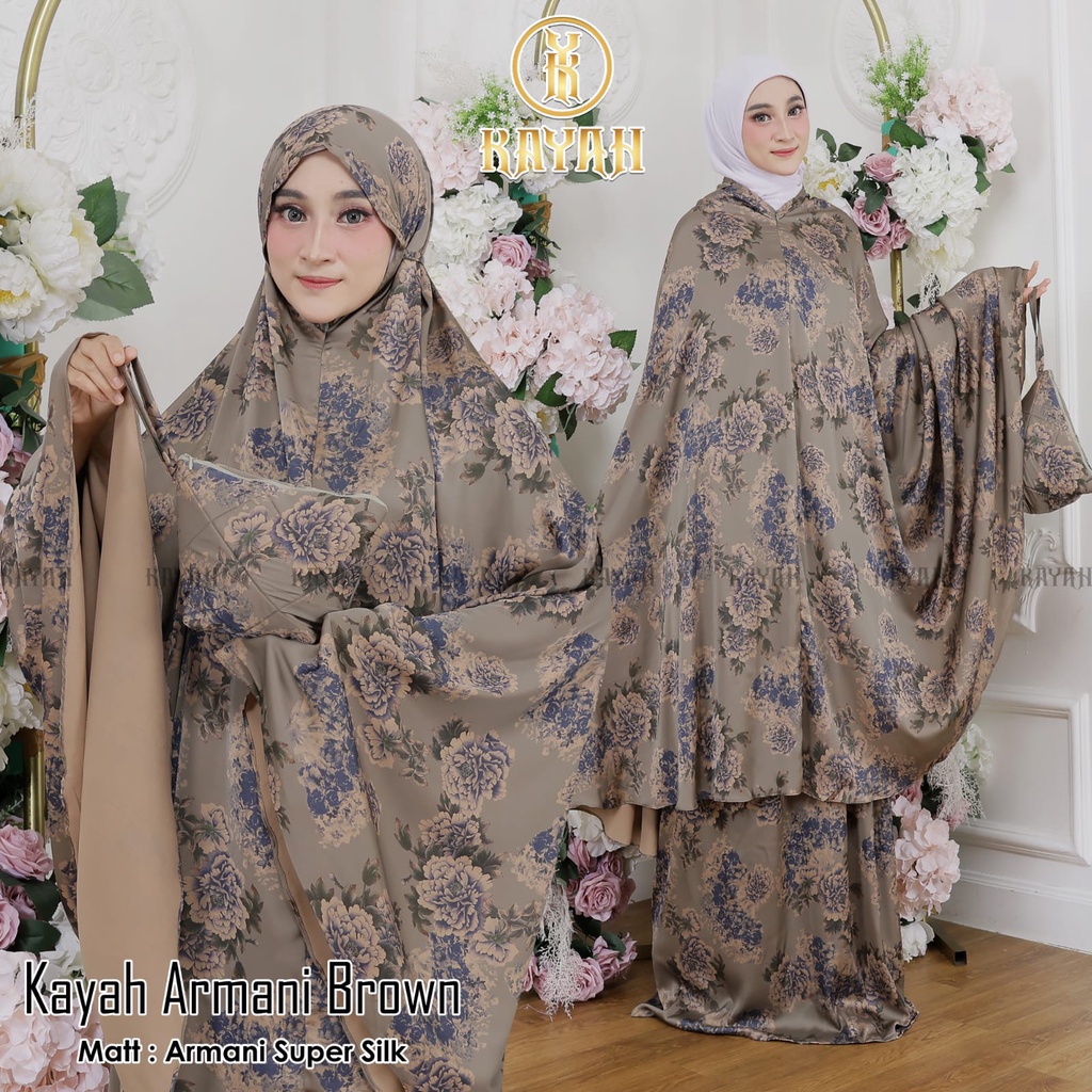 Mukena Armani Kayyah Dewasa 2in 1