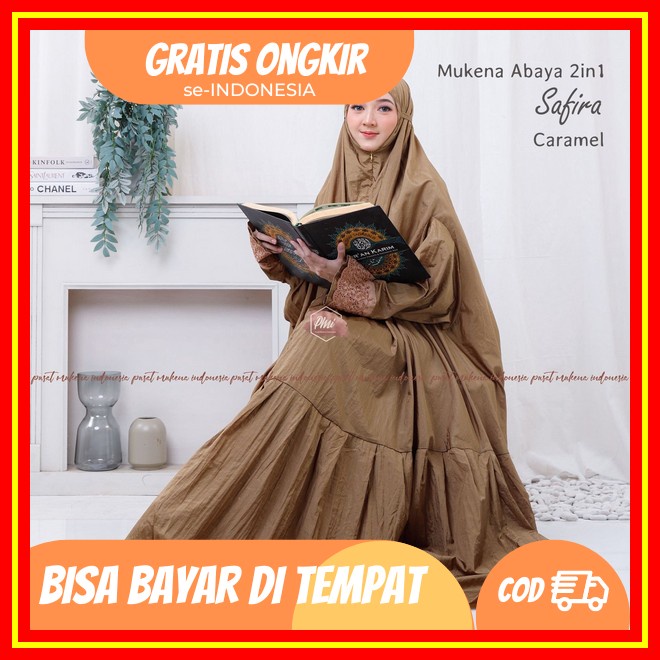 Alluna - Mukena Dewasa Silk Maxmara Daily Motif Tas Premium Lunara Series Mukena Dewasa Rayon Premiu