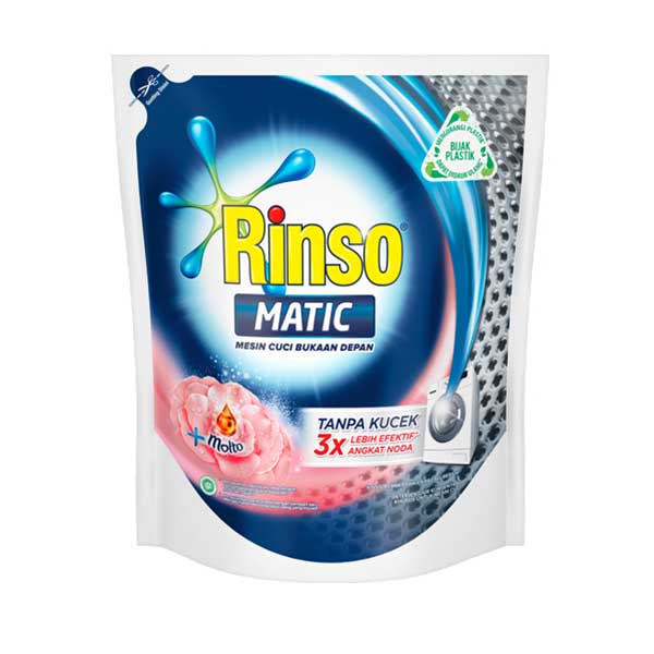 Promo Harga Rinso Detergent Matic Liquid Front Load  1600 ml - Shopee
