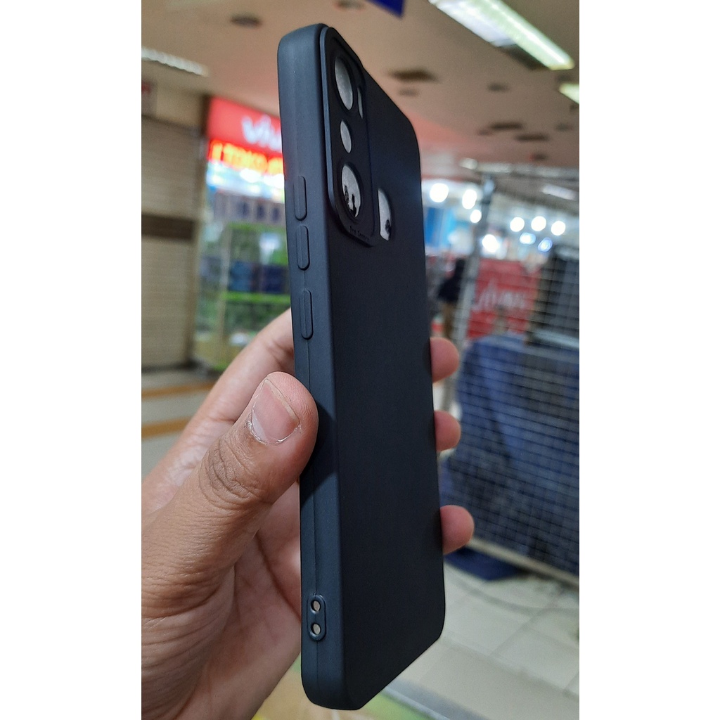 CASE INFINIX HOT 20i SILIKON ZERO 20 SOFTCASE SOFT FULL BLACK