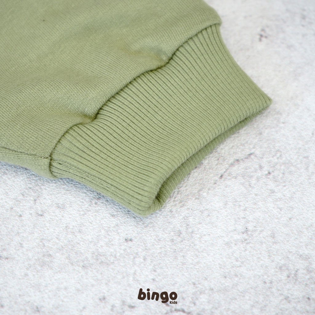 BINGOKIDS | JOGGER PANTS / Celana Jogger Panjang Anak Balita 1-5 Tahun                 Anak Laki Perempuan Unisex Baby Terry Premium Coklat Khaki Cream Olive Green Hijau