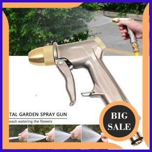 Semprotan Air Steam Cuci Mobil Pure Copper Water Gun SILVER 1M4R23 tools