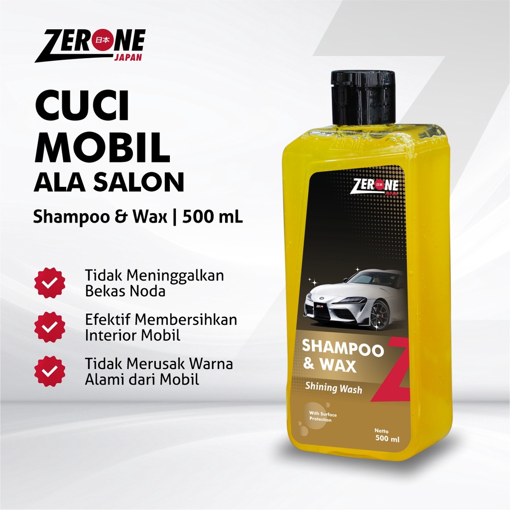 Shampoo Mobil Car Wash dengan Wax 500 ML