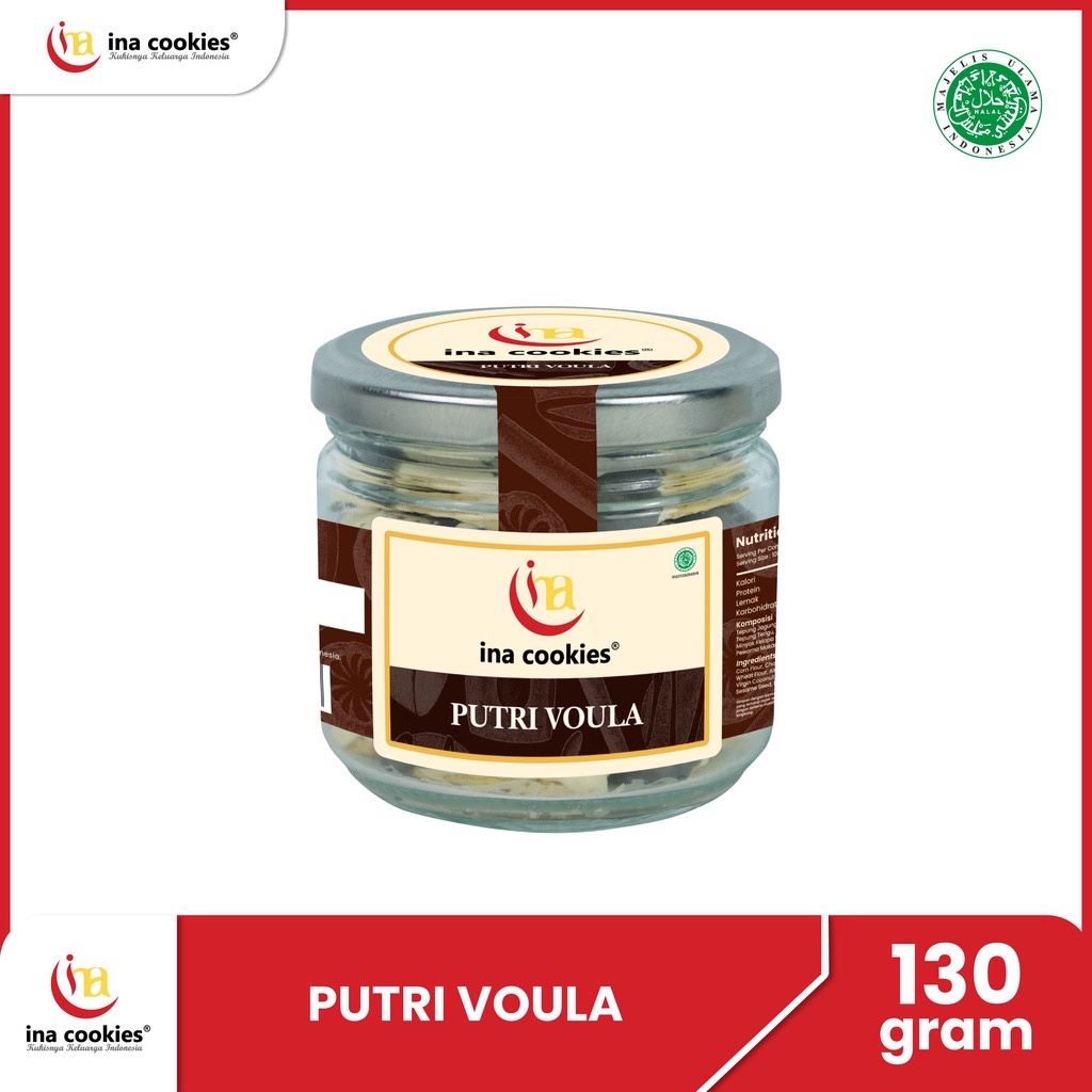 

Ina Cookies Jar PUTRI VOULA CHEESY ALMOND WHITE