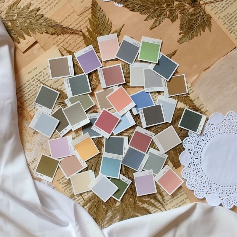 

[ DAYOKEU ] pantone sticker HVS murah / stiker koleksi warna - stiker palet warna