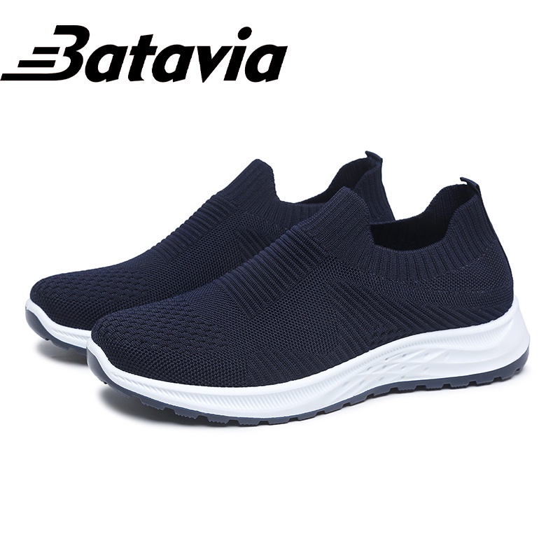 Batavia IMPORT SEPATU SLIP ON PRIA SPORT ONKE + BOX DAN KAOS KAKI B32