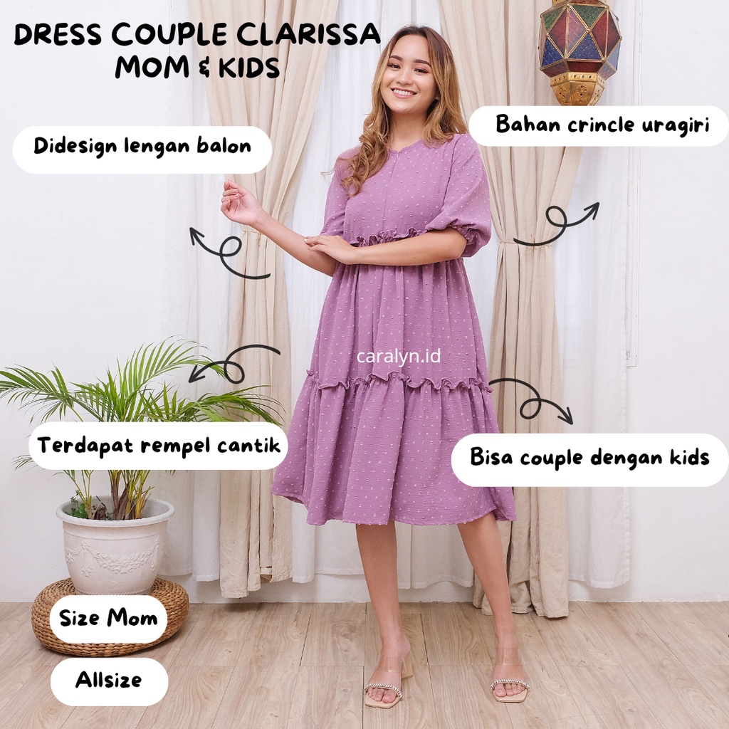 DRESS MOM AND KIDS DRESS CLARISSA COUPLE