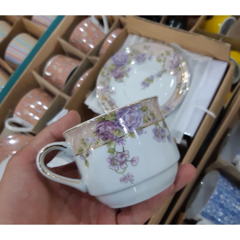 Cangkir set/Cangkir teh/Cangkir kopi/Gelas/Cangkir motif/Mug