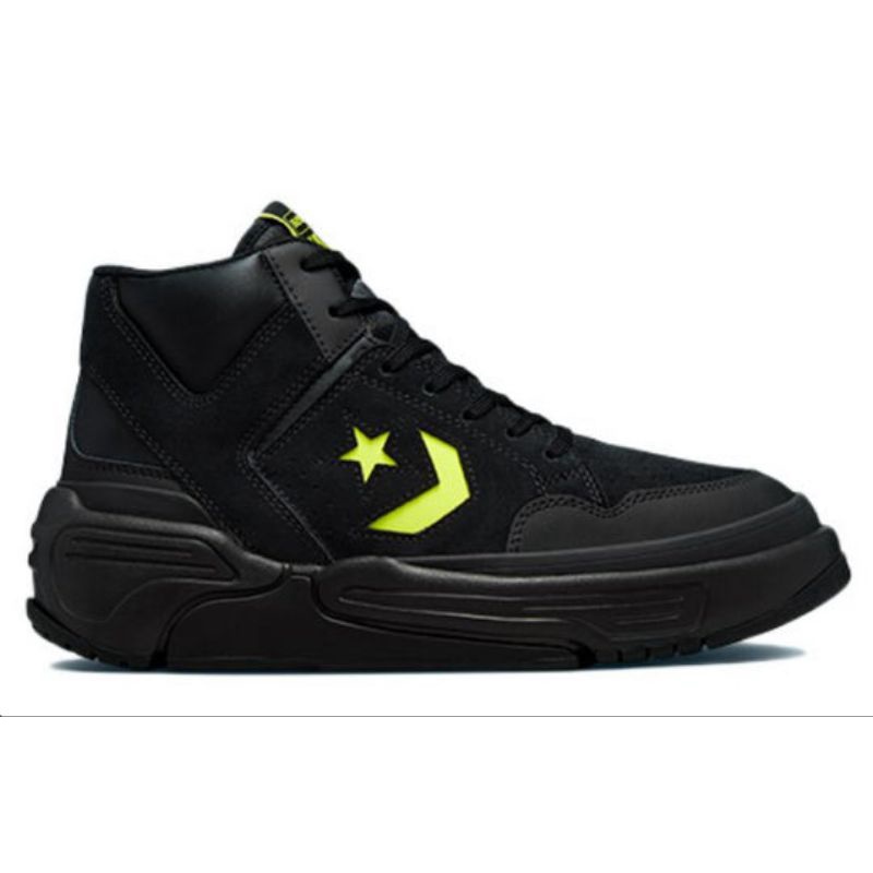 CONVERSE WEAPON CX MID MONSTER CLASH MEN'S LEATHER SHOES BLACK
