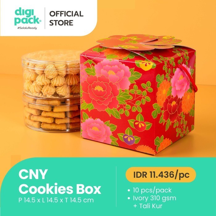 

✨NEW✨ -[Digipack] CNY Cookies Box 14.5 x 14.5 x 14.5 | Kotak Hampers- 1.1.23