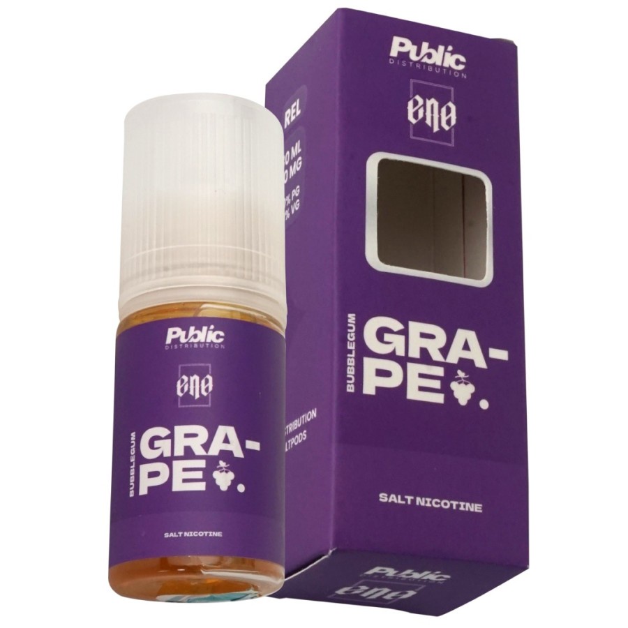 ENO Grape Bubblegum Salt Nic 30ML by Public Distribution