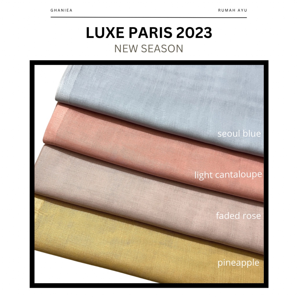 LUXE PARIS VOL 3 - GHANIEA