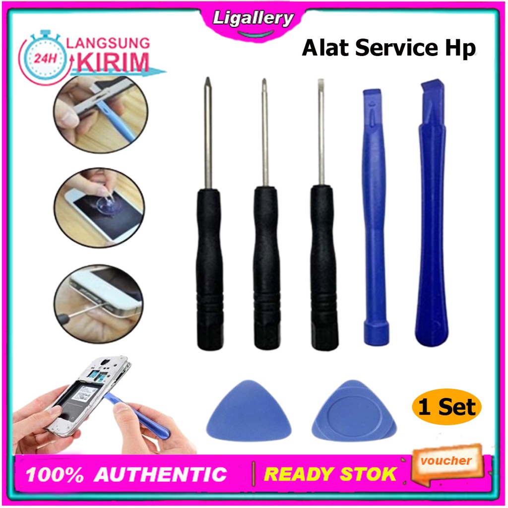 [BISA COD] Alat Service Hp Lengkap Alat Pembuka Casing Belakang Hp Perlatan Hp