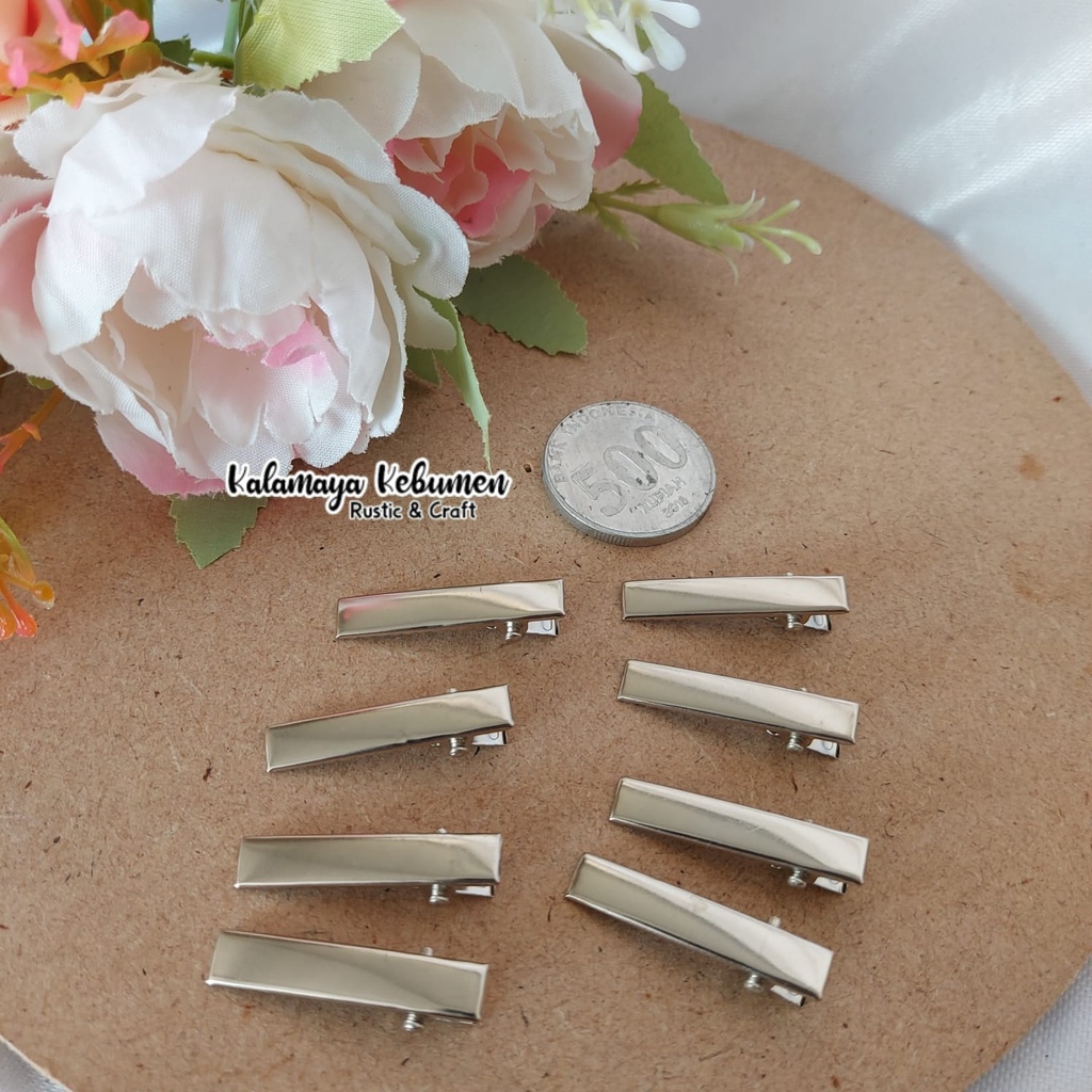 Jepit Rambut Besi Bahan Bros Kerajinan Craft Mahar Seserahan Bunga Kering Buket Bunga