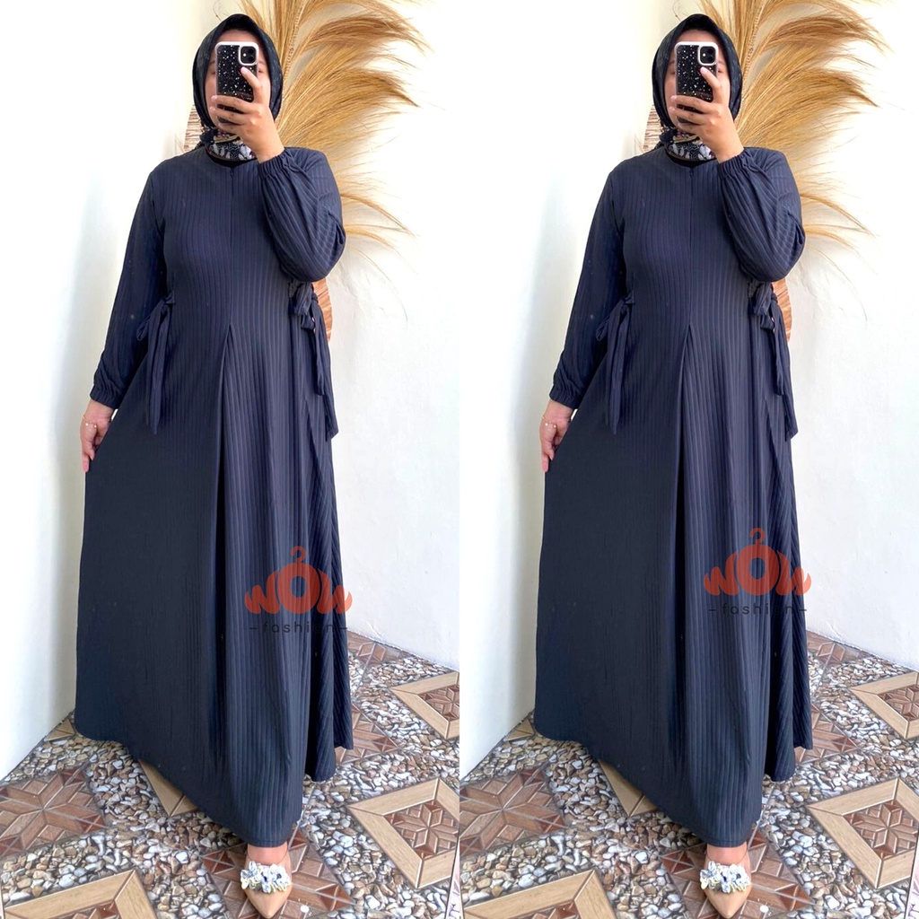 WOW-ZL ZULIAN  DRESS KNIT HORNET PREMIUM /GAMIS KNIT HORNET WANITA//GAMIS BAHAN KNIT//GAMIS KEKINIAN // DRESS KONDANGAN // DRESS BUSUI //  DRESS KEKINIAN // DRESS LEBARAN // GAMIS VIRAL